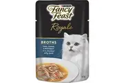 Fancy Feast Adult Royale Broths Tuna Surimi Whitebait Wet Cat Food 40g