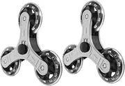 COHEALI 1 Pair Stair Climbing Wheels for Shopping Trolleys Effortless Replacement Caster Cart Accessories for Heavy Duty Use Smooth Quiet Operation Tool Installation