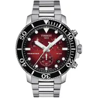 在飛比找PChome24h購物優惠-TISSOT 天梭 Seastar 1000海洋之星三眼計時