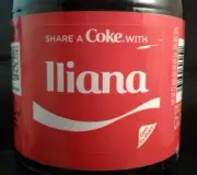 Share A Coke With Iliana 2018 Limited Edition Coca Cola Bottle