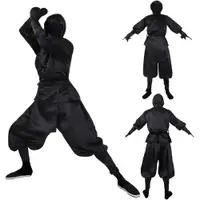 在飛比找ETMall東森購物網優惠-現貨跨境熱款萬圣節演出服日本男士黑忍者cosplay套裝ni