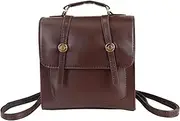 [FuninCrea] Small Backpack Purse for Women with 2 Removable Straps, Fashionable Mini Backpack Casual Daypack Backpacks
