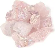 1/2LB Large Raw Light Pink Aura Quartz Natural Crystal Healing Stones Rock Collection