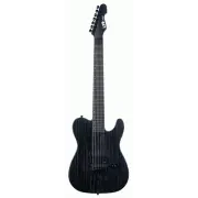 ESP LTD TE-1007 Baritone 7-String Guitar Black Blast Finish