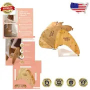 Space-Saving Natural Bamboo Toddler Step Stool for Kitchen & Bathroom