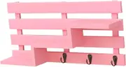 STARTIST Key Holder Rack Storage Shelf Rustic Storage Organization Key Shelf Wall Organiser Rack for Kitchen Office Hallway Entryroom