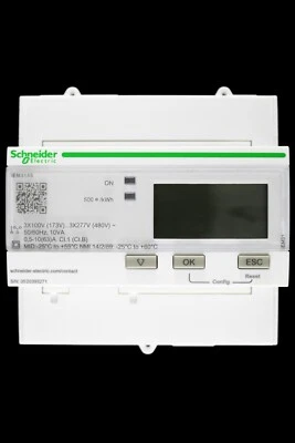 SCHNEIDER 63 AMP WATT HOUR ENERGY METER iEM3155 A9MEM3155