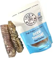 LULU'S KITCHEN Dog Treats Deep Throat - Cow Trachea 2pc