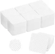 600 Pcs Lint Free Cotton Nail Wipes for Manicure and Pedicure, Salon Essential, Nail Pad