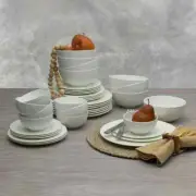 Mikasa Lattice 40-piece Bone China Dinnerware Set NEW FREE SHIPPING