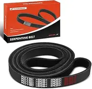 A-Premium Engine Serpentine Drive Belt Compatible with Ford, Chevrolet, Buick, Lincoln, GMC, Oldsmobile, Pontiac & Workhorse Cars - F-150, F-250, F-350, Malibu, Tahoe, Mustang, E-150 E-250 Econoline