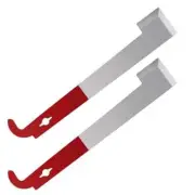 Apiculture J Shape Hook StainlessSteel Bee Hive Scraper Cut Knife Tools Scraping