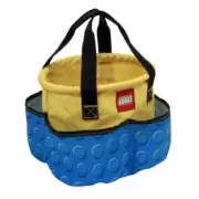 LEGO Bricks Travel Storage Bucket Tote Building Blocks Toy Organizer Pockets