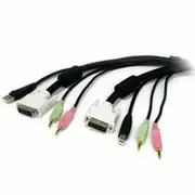 StarTech 4.5m 4-in-1 USB DVI KVM Switch Cable - USBDVI4N1A15