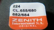 Zenith 660, 670, 680 224 Fourth Wheel, 4th Wheel, NEW, part for watch repair