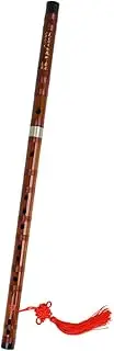 LOLIPPYY Bamboo Flute Set with Membrane Protector Traditional Chinese Instrument for Beginners Lightweight and Portable Woodwind Flute with Precise Tone for Melodious Performance