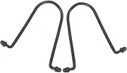 2Pcs Metal Rain Chain Adapter Hooks Durable Garden Downspout Hangers for Rain Chain Gutter Easy to Install Hooks for Outdoor Decoration and Drainage