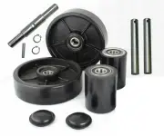Pallet Jack Wheels Fit BT L 2000-U, BT L 2300-U, LHM230 Replacement Set Complete