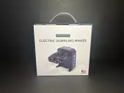 Servappetit #D725 Black Electric Dumpling Maker w/ Brush & Filling Spoon 5.25"