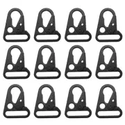 12 Pieces Enlarged Mouth Clip Sling Clasp Olecranon Hook for Keychain Snap6522