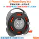 群加 PowerSync 3P 1開4插 防塵工業用輪座防雷擊電源延長線/動力線/10米TX4AF310