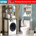 3-Tiers Toilet Shelf Bathroom Rack Over Laundry Washing Machine Storage Shelves