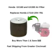 GX160 & GX200 Honda Air Filter 'Round Type' (Cyclone) Honda Part # 17210-Z0V-781