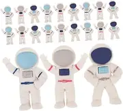 SEWACC 48pcs Cute Outer Space Themed Erasers Safe Material Mini Astronaut Erasers for School Supplies Classroom Fun Party Favors Pencil Mark Removal Attractive