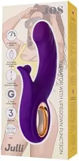 JOS Julli Silicone Personal Massager, 20.5cm, 10 Vibration Modes, USB Rechargeable, Purple Sex Toys Vibrator Dildo Vibrater Sex Toysfemale Adult Toy Rabbit Thrusting Dildo Vibrators For Woman Rabbit Toy Thrusting Vibrator Rabbit Vibrators