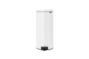 Brabantia Newicon 30L/68cm Pedal Rubbish Bin Waste/Trash Garbage Storage White