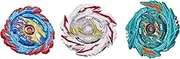 Beyblade Burst Surge Speedstorm - Tempest Cloud 3-Pack - Abyss Devolos D6, Demise Satomb, and Mirage Helios H6 Tops - Use in BeyBlades Stadium - Toys for Kids - F2294 - Ages 8+, Multicolour