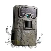 Trail Camera, 20MP 1080P Hunting Camera with Low Glow IR LEDs Night Vision