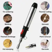 Mini Gas Solder Iron Gas Blow Torch Soldering Butane Cordless Welding Pen Burner