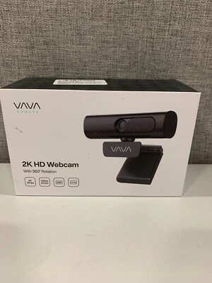 VAVA Evolve 2k HD Webcam With 360 Degree Rotation: Tripod included
