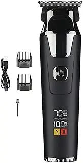 Hair Trimmer for Men - Cordless High-Performance Barber Clippers | Smart Digital Display Electric Trimmer with Cordless Design for Haircut Grooming