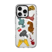 iPhone 16 Pro Clear Case MagSafe Compatible Wes Anderson