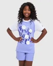 Kid's Ainsley Tee - JACARANDA - JACARANDA