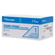 Terumo Syringe, 1ml, Luer Slip Tip, Sterile, Box/ 100