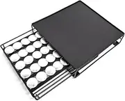 Capsule Coffee Storage Rack Drawer Style Capsule Box 40，Compatible for Nespresso，Capsules Container Household