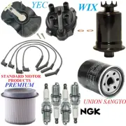 Tune Up Kit Filters Cap Wire Spark Plugs For MITSUBISHI MIRAGE L4 1.5L 1991-1992 (for: Mitsubishi)