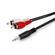 RiteAV 0.5 Feet (6 Inch) 3.5mm Male-Stereo RCA Male Cable