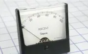 35025 Simpson Electric Panel Meters & Gauges, Wide-Vue Series Panel Meter,
