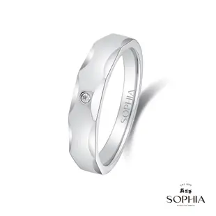 SOPHIA 蘇菲亞珠寶 - 愛語 950鉑金 結婚對戒-男戒