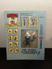 Rare Jubel Jubilee Hefty Pitufo Smurf Schleich Schlumpfe NOC Anniversary NIP MOC