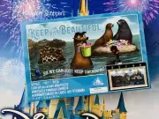 Disney California Adventure Pixar Pier Gerald Dory Light-Up Billboard Puzzle