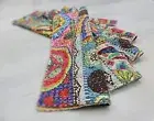 Kantha Patchwork Pattern Throw Indian Quilt Handmade Kantha Bedding Queen Throw