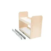 Slide-A-Shelf Adjustable Cabinet Organizer 6" to 24" Full-Extension Soft Close