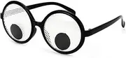 Funny Eyes Glasses, Shaking Googly Eyes Glasses, Giant Googly Eyewear, Funny Costume Accessories for Halloween Party Favors