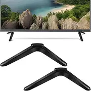 Balacoo 2 Pcs Tv Stand Legs: Plastic Tv Mount Stands for Screens Up 32-55 Inch - Universal Table Holder Stand, Easy Installation with Screws