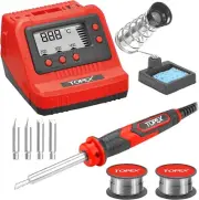 TOPEX 60W digital soldering Iron Station Kit Solder Fast Heat Variable Temperatu